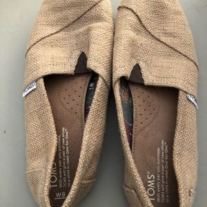 Toms burlap shoes